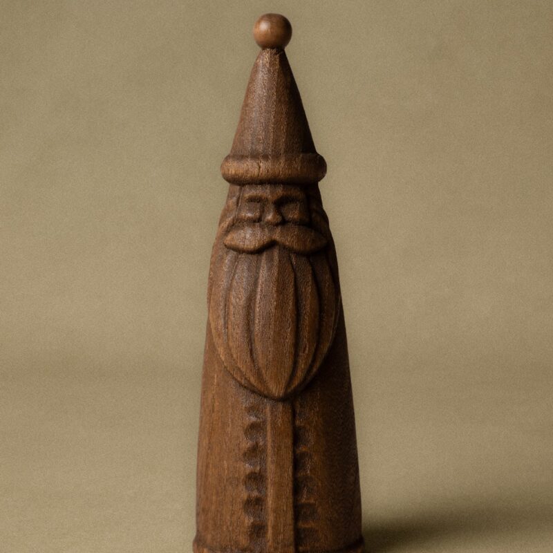 Rustic Etched Santa