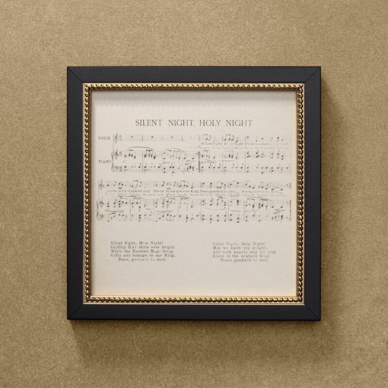Silent Night Hymn Art