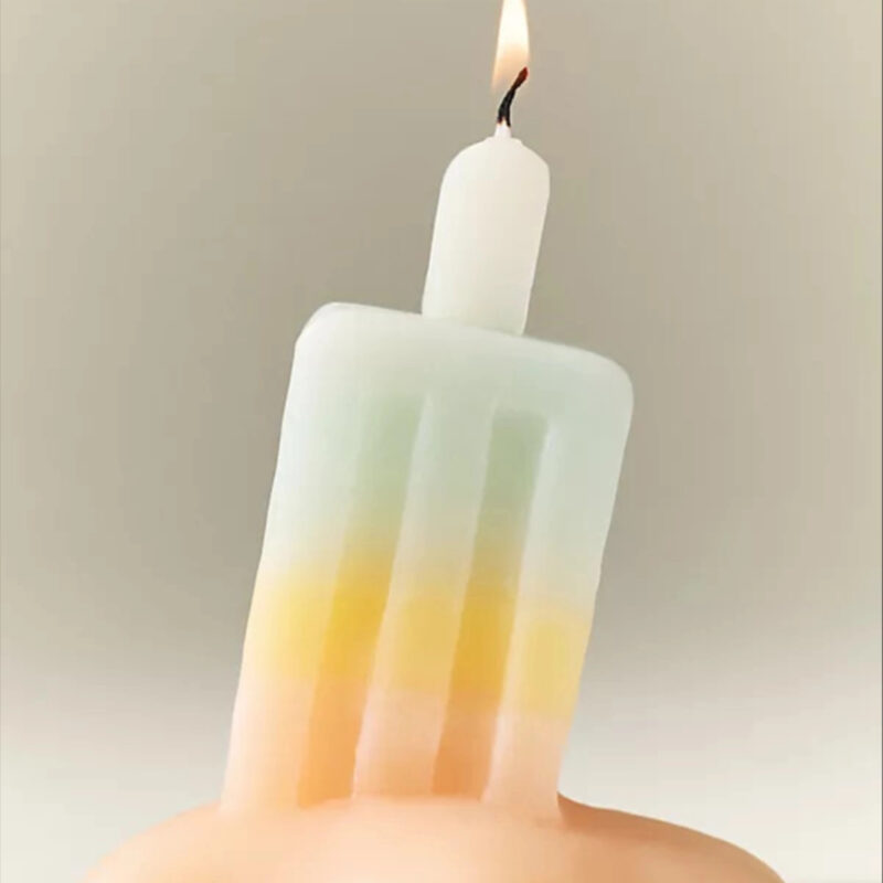 Melting Popsicle Shaped Wax