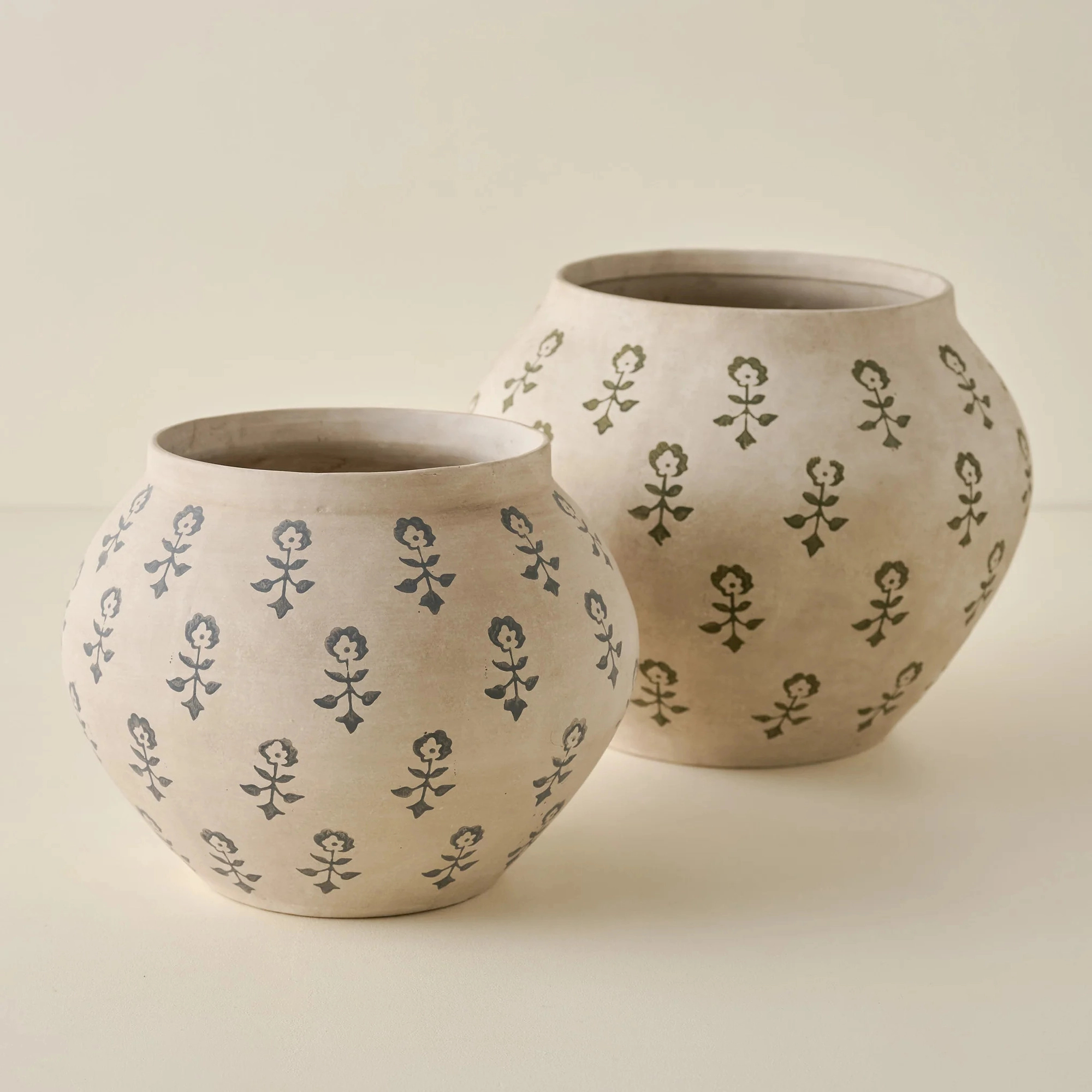 Merritt Block Print Vase