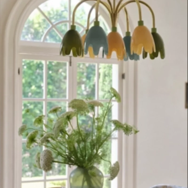 Merve Kahraman Floral Glass Chandelier