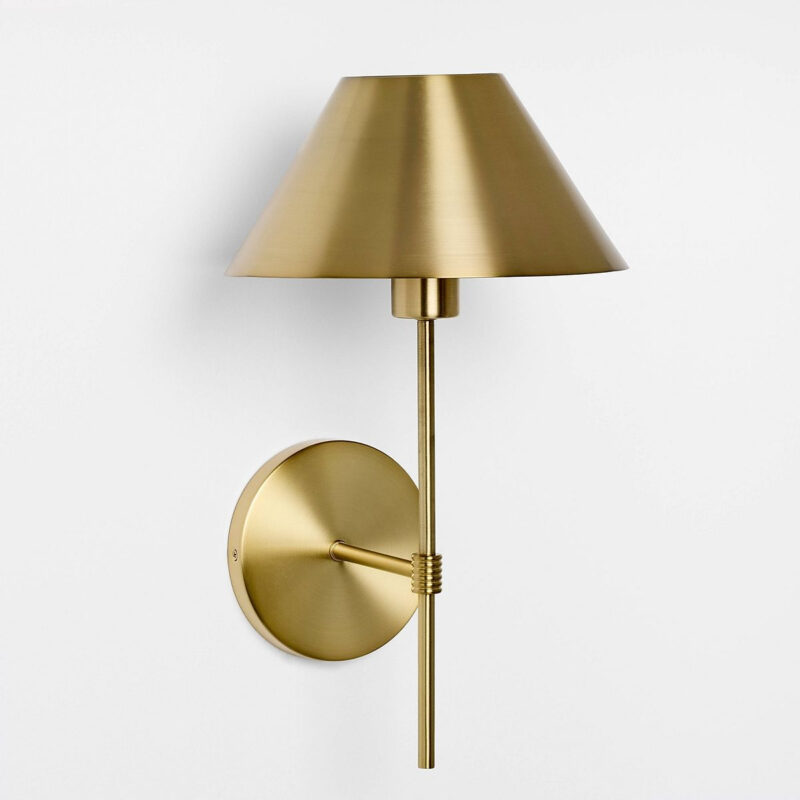 Metal Wall Sconce Brass - Threshold™ designed with Studio McGee