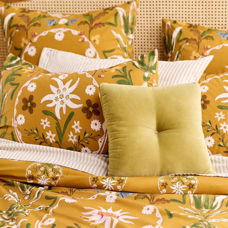 MINDTHEGAP Cotton Percale Printed Duvet​ Cover