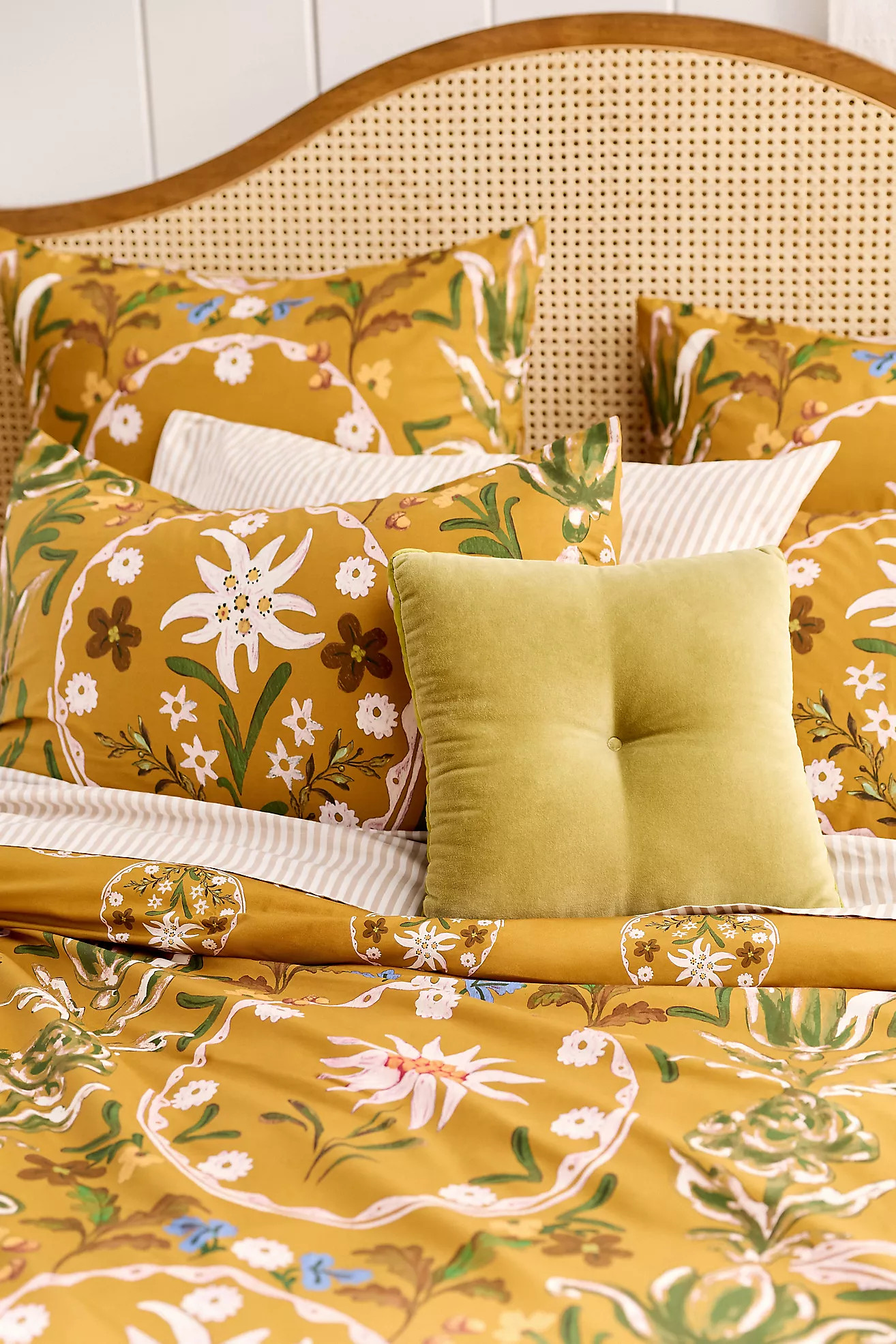 MINDTHEGAP Cotton Percale Printed Duvet Cover