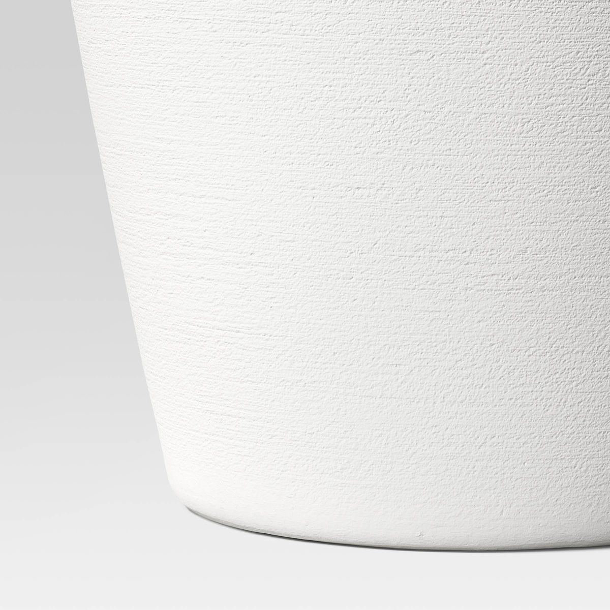 Modern Textured Ceramic Floor Vase White - Threshold™