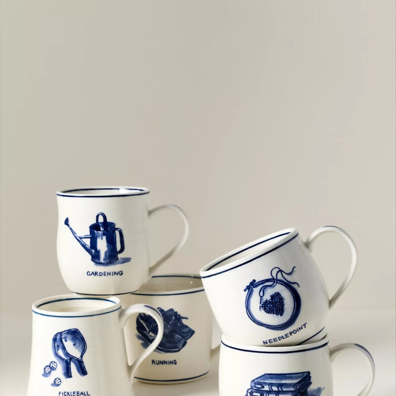 Molly Hatch Hobby Stoneware Mugs