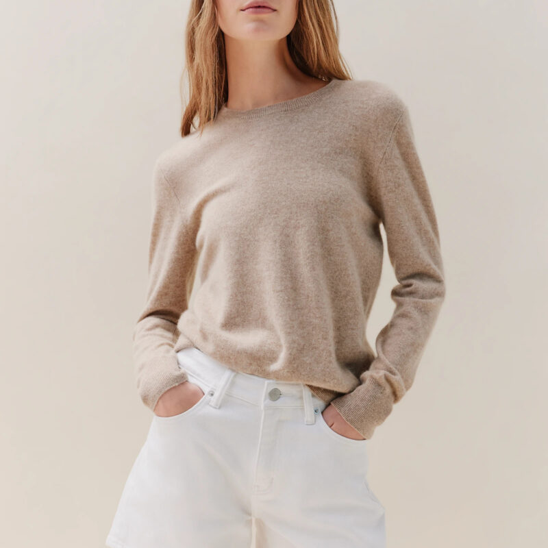 Mongolian Cashmere Crewneck Sweater