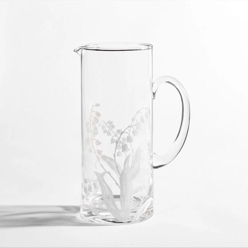 Monique Lhuillier Lily of the Valley Pitcher, Single - Clear