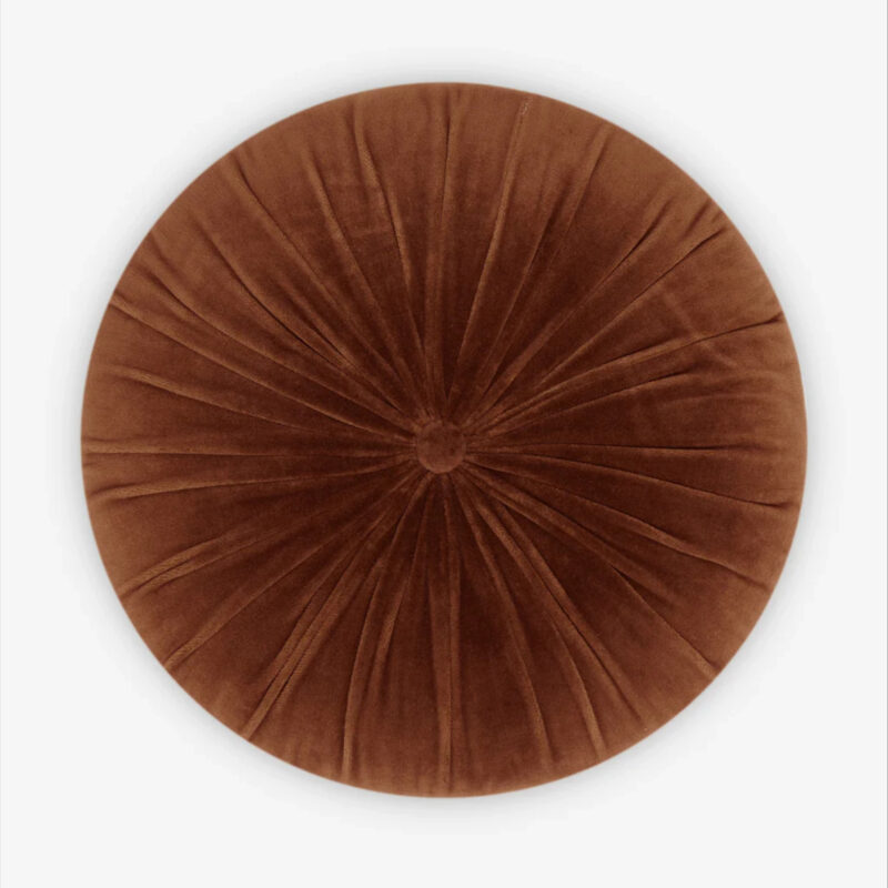 Monroe Velvet Round Pillow
