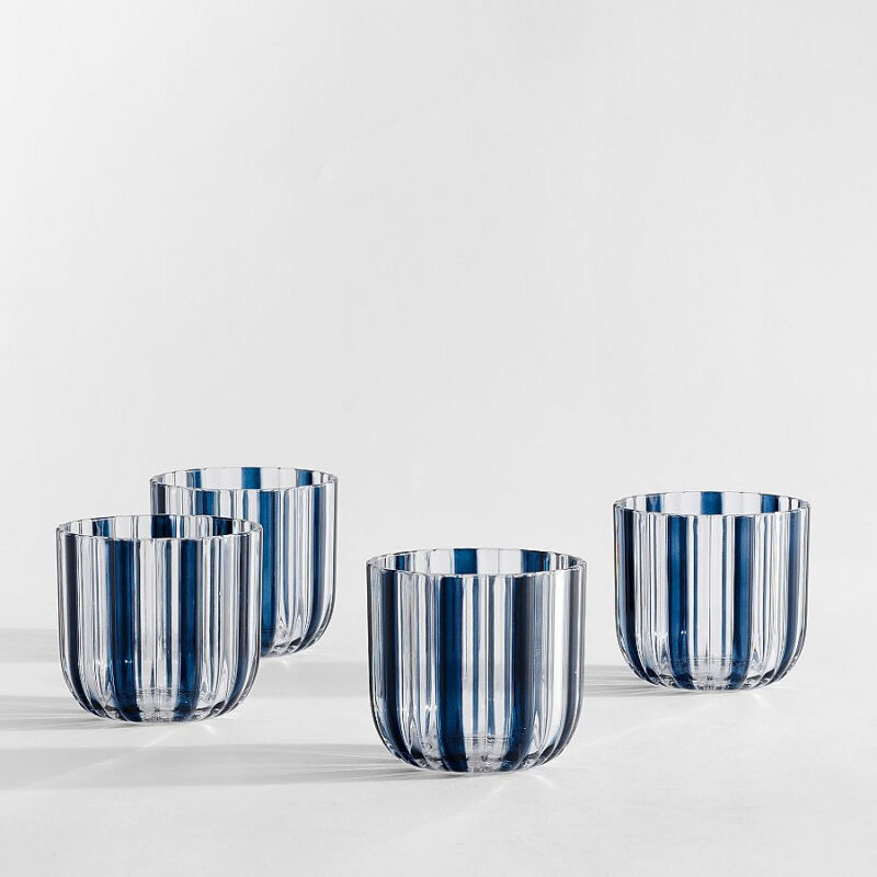 Montauk Stripe Outdoor Tumblers - Set of 4