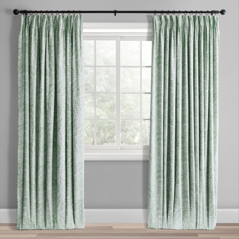 Morris & Co. x Williams Sonoma Home Larkspur Curtain, Sage