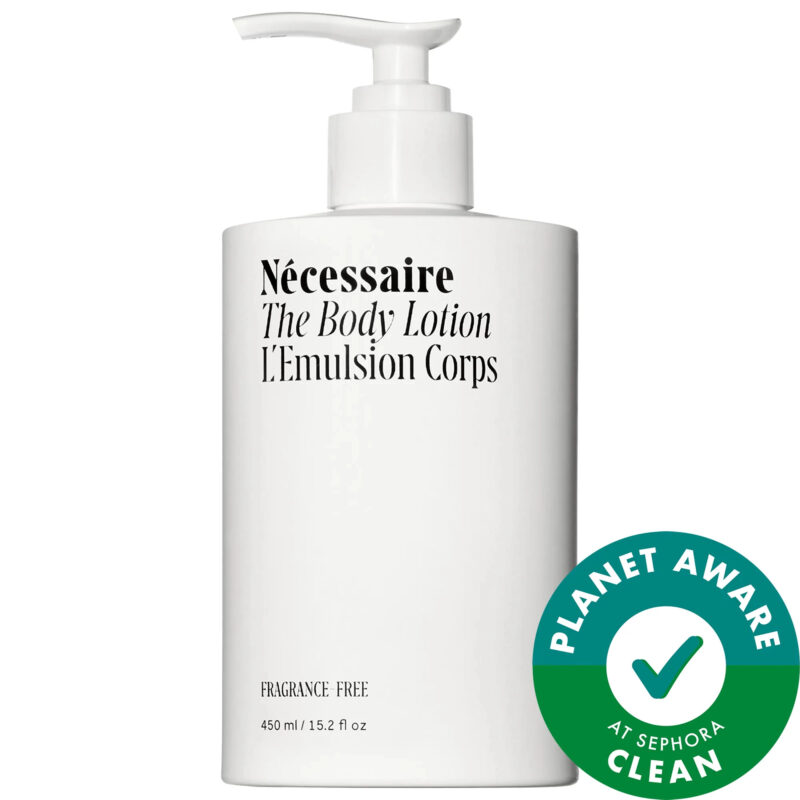 Nécessaire The Body Lotion Fragrance-Free - With 5 Peptides + 2.5% Niacinamide 15.2 oz / 450 ml