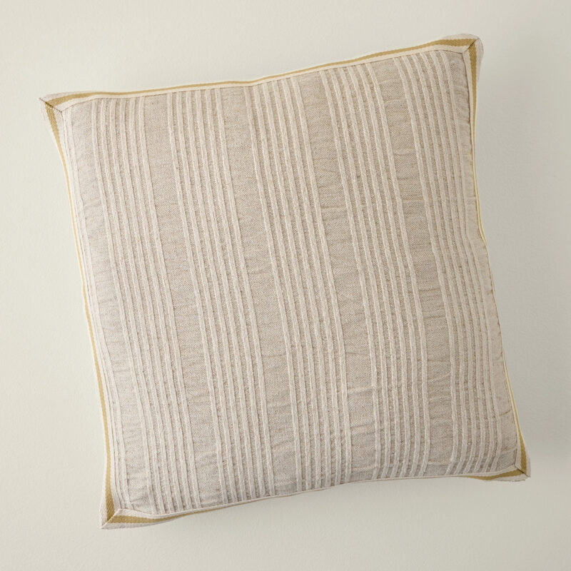 Natural Stripe Oversized Pillow