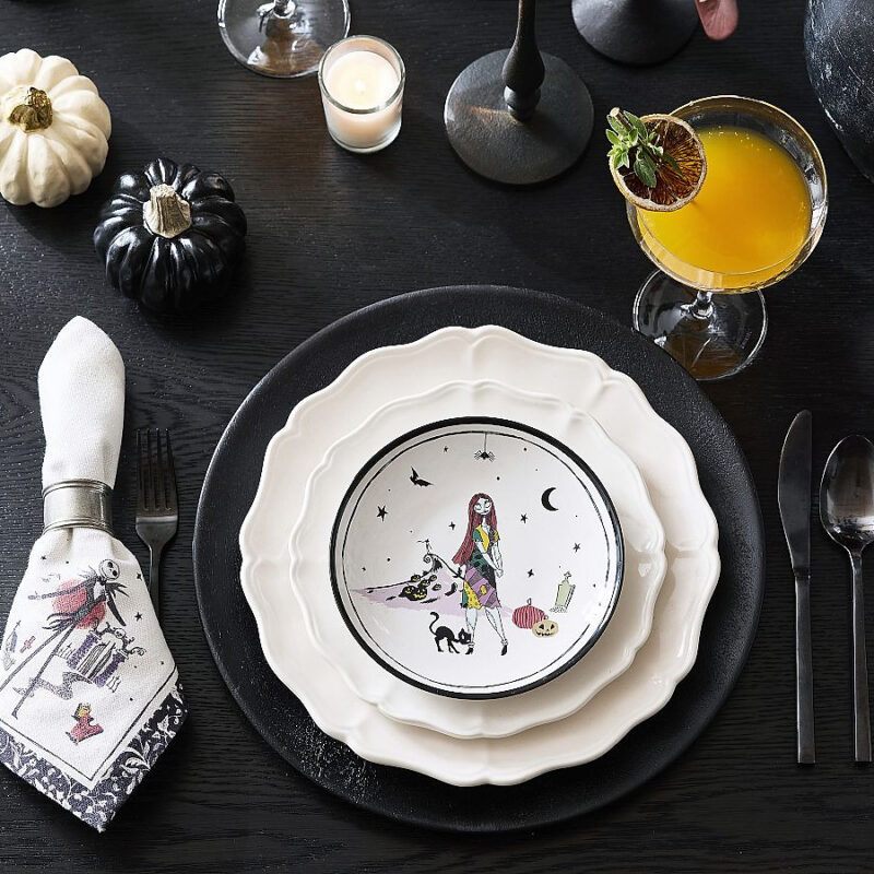 Nightmare Before Christmas Cotton Napkins - Mixed Set of 4 Nightmare Before Christmas Pottery Barn