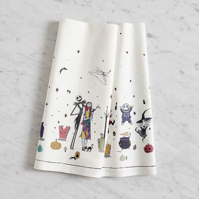 Nightmare Before Christmas Cotton Tea Towels - Set of 2 Nightmare Before Christmas Pottery Barn