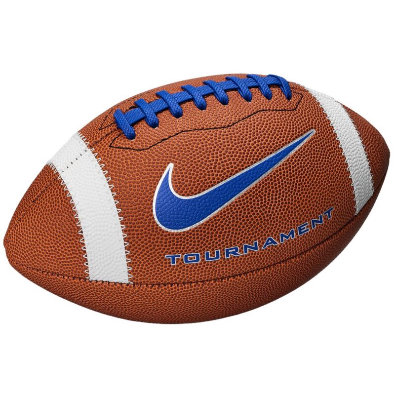 Nike Tournament Football, Kids, Brown/Blue