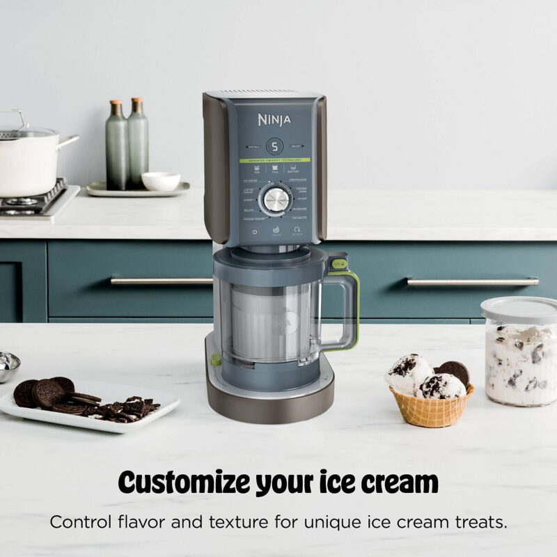 Ninja CREAMi XL Deluxe 11-in-1 Ice Cream and Frozen Treat Maker Denim