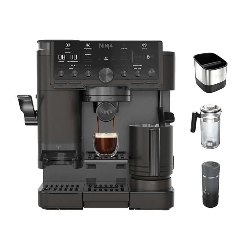 Ninja Luxe™ Café Pro 4-in-1 Espresso Machine Home Barista Bundle | SharkNinja Shark Home Luxe Collection