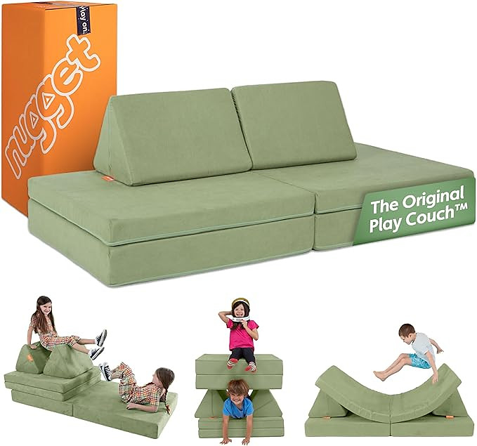 Nugget - The Original Play Couch for Kids - Modular Foam Children's Sofa for Playroom, Imaginatio...