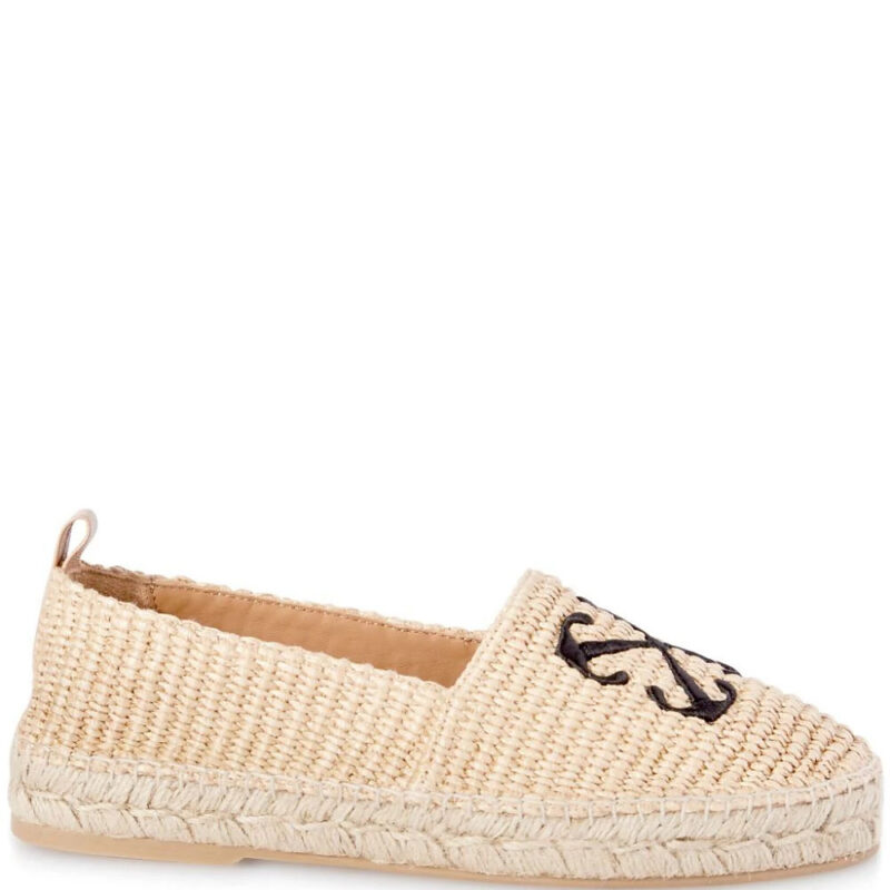 Off-White Arrow raffia espadrilles - Neutrals