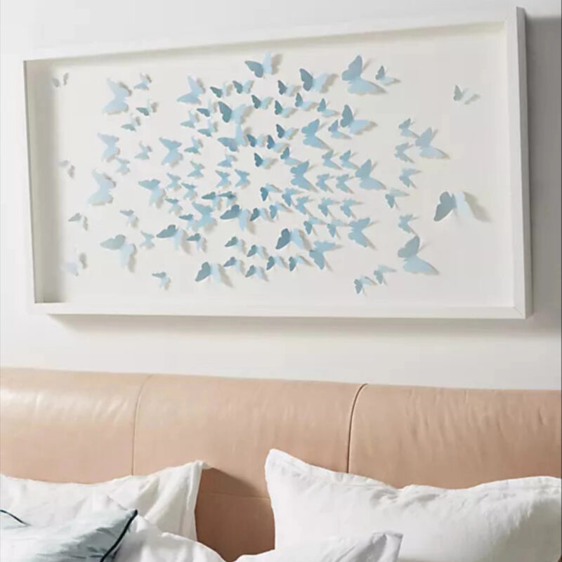 Anthropologie Ombre Butterflies Wall Art