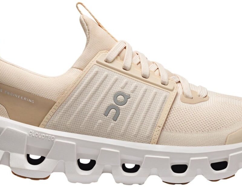 On Kids' Grade School Cloudswift Shoes, Size 6, Grey/White