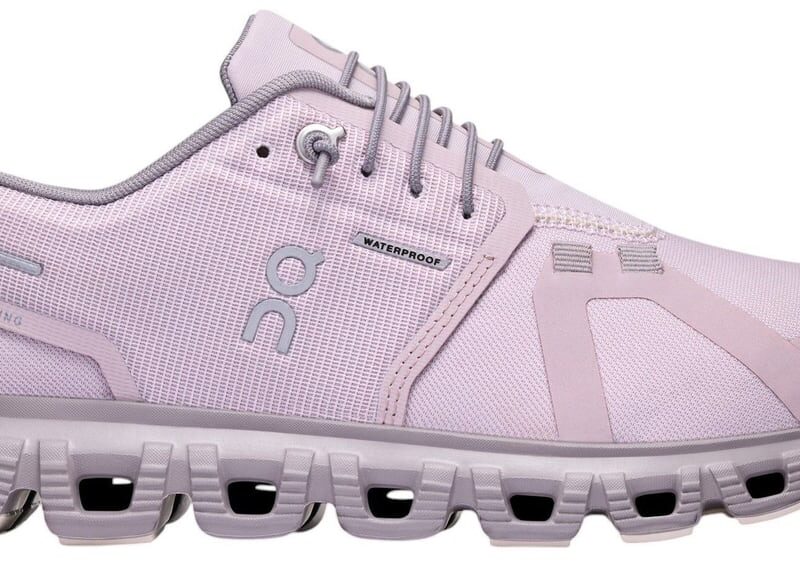 On Women's Cloud 6 Waterproof Shoes, Size 7, Sandstone