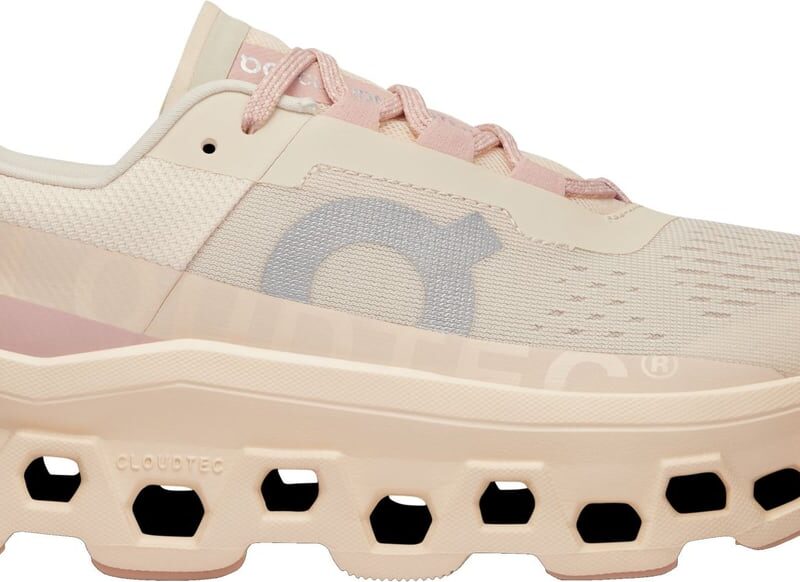 On Women's Cloudmonster Shoes, Size 6, Black/Magnet