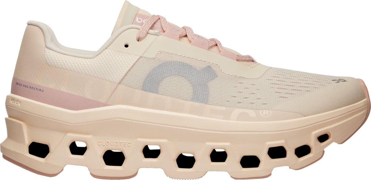 On Women's Cloudmonster Shoes, Size 6, Black/Magnet