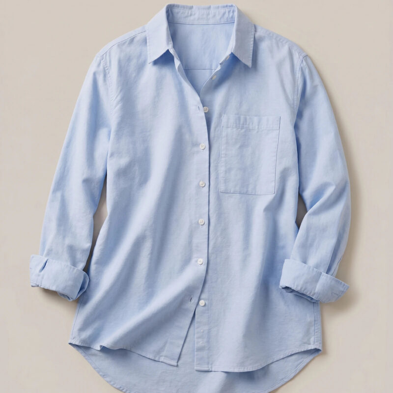 Organic Cotton Relaxed Oxford Shirt