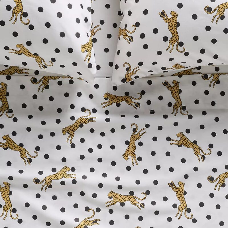 Organic Cotton Sateen Printed Sheet Set by Maeve