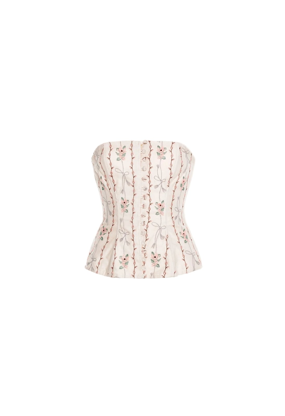 Abelia Navegante Cropped Top Agua by Agua Bendita
