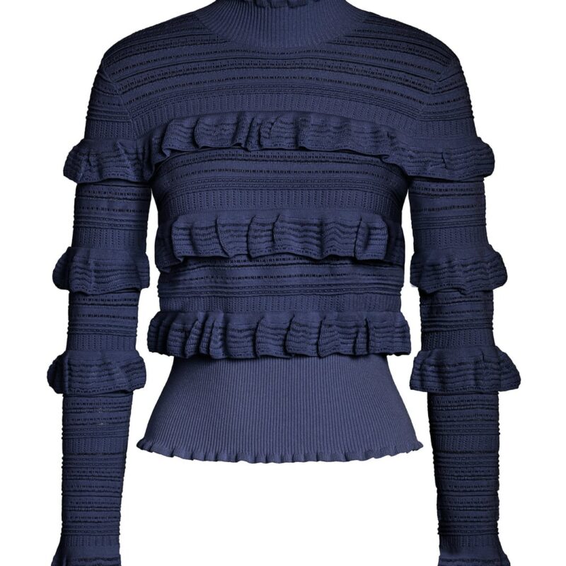 Adeline Top in Navy Marie Oliver