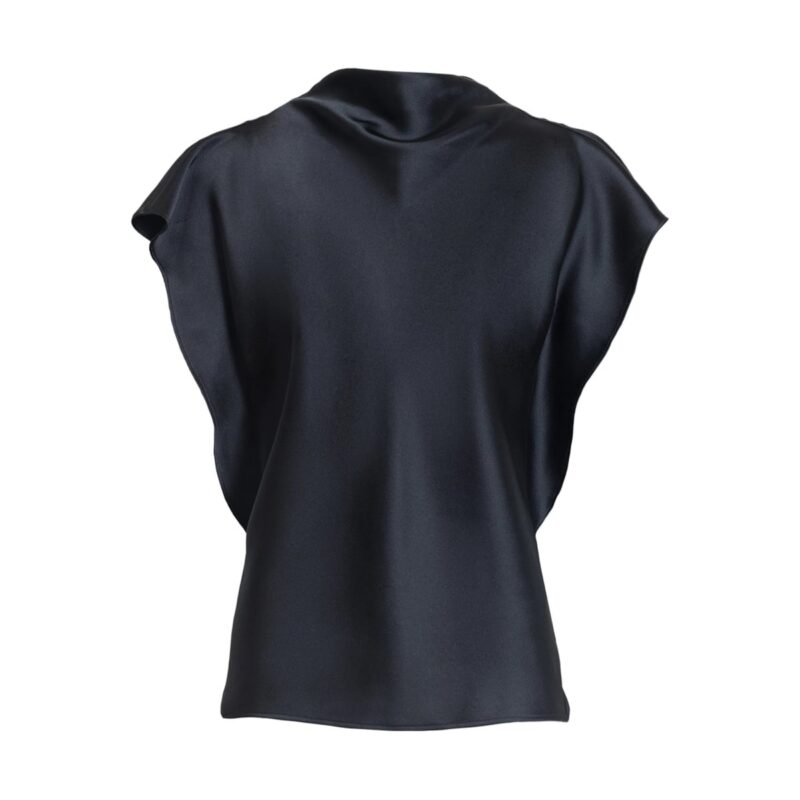 Adrien Top in Black Tanya Taylor