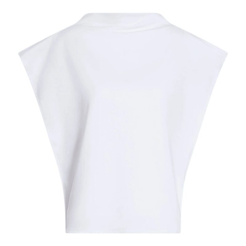 Adrien Top in Optic White Tanya Taylor