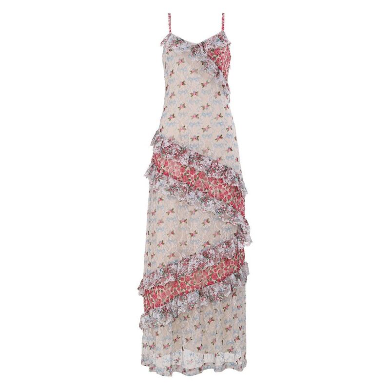 Alana Dress in Cherish Agua Bendita