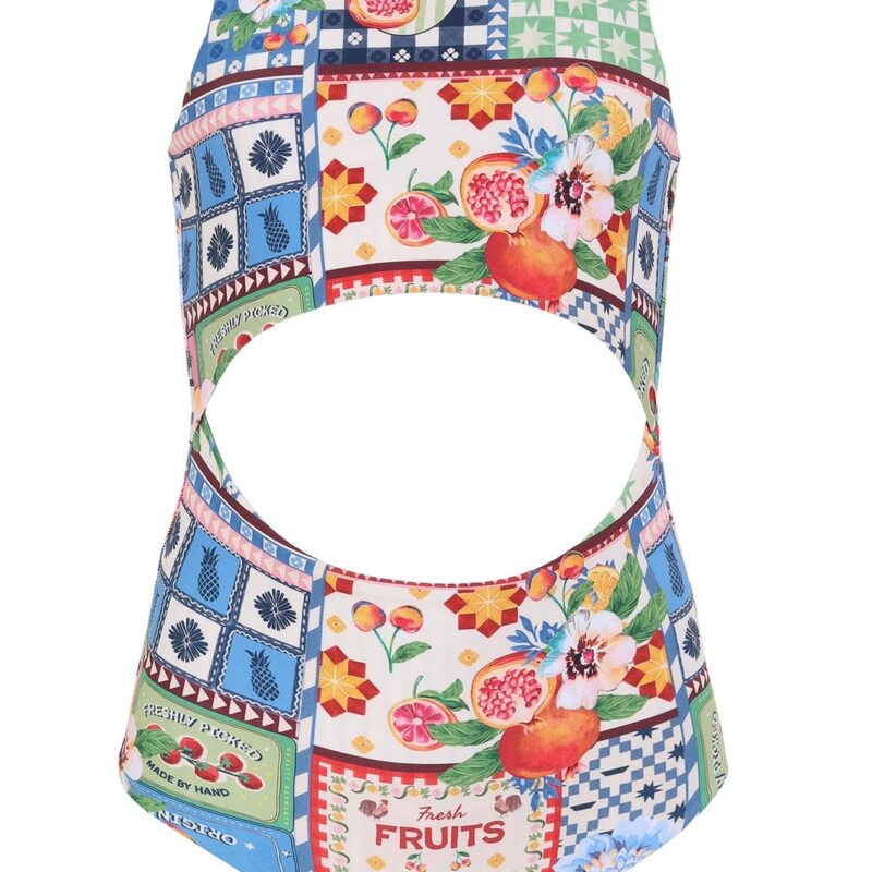 Ame Kids’ One-Peice Swimsuit in Multi Agua Bendita