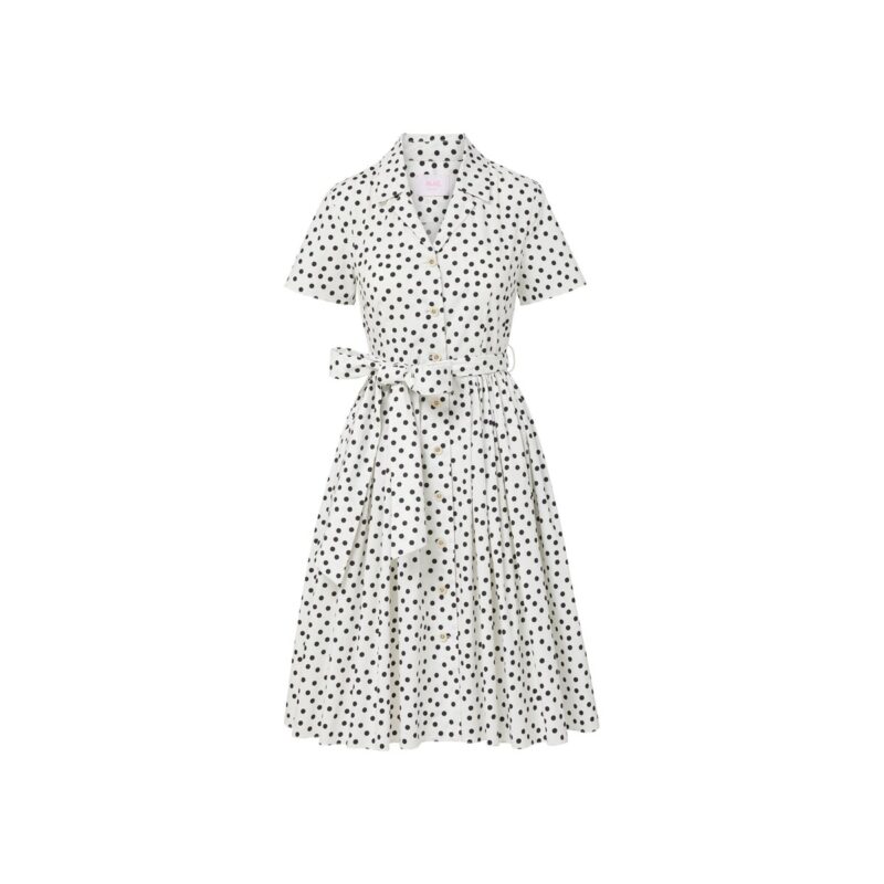 Amelia Dress in Mini Dancing Dot MAE NEW YORK