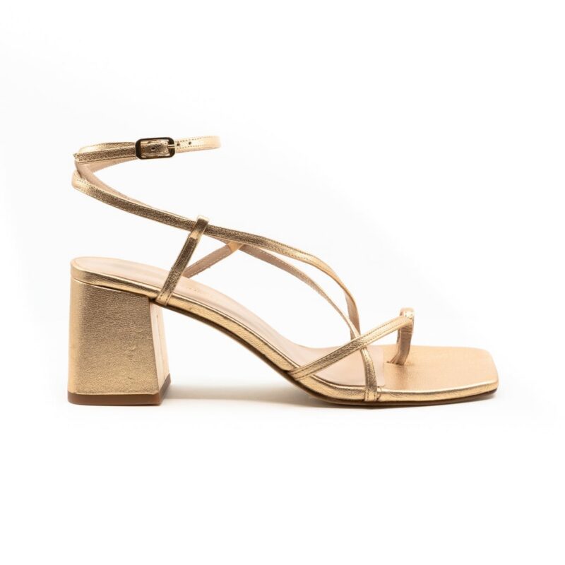 Ana Gold Sandal Andrea Gomez