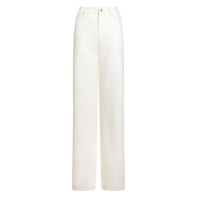 Angel Denim Pant in Chalk Tanya Taylor
