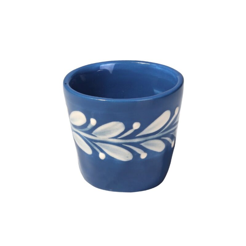 Anna Reverse Blue Espresso Cup, Set of 4 Carolina Irving and Daughters
