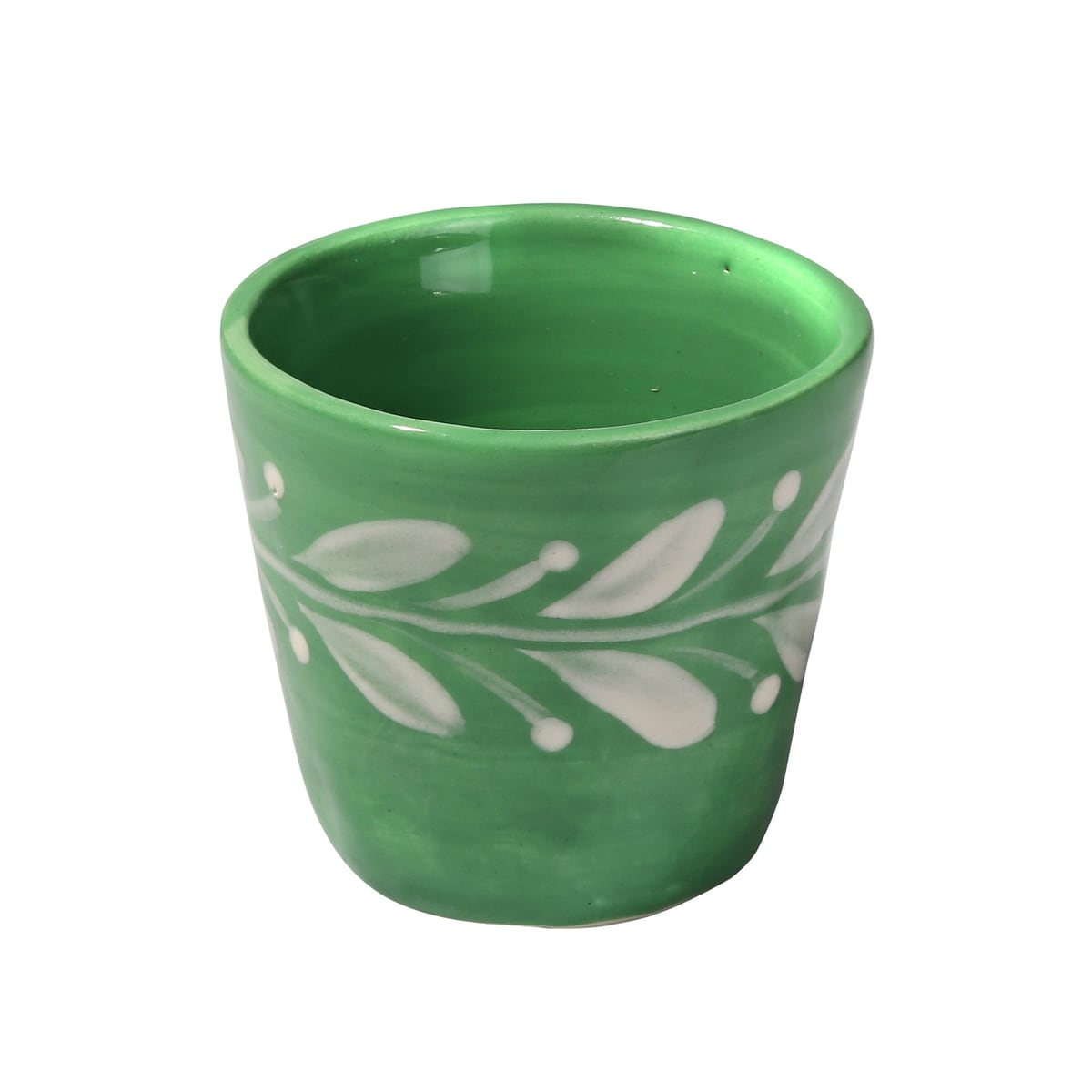 Anna Reverse Green Espresso Cup, Set of 4 Carolina Irving and Daughters