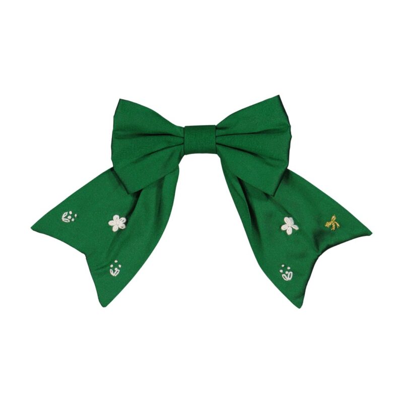 Aurelia Green Hair Bow Antoinette Paris