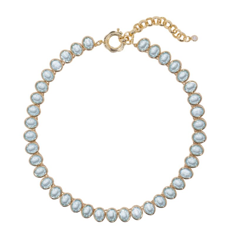 Aurelia Necklace in Aqua Loren Hope