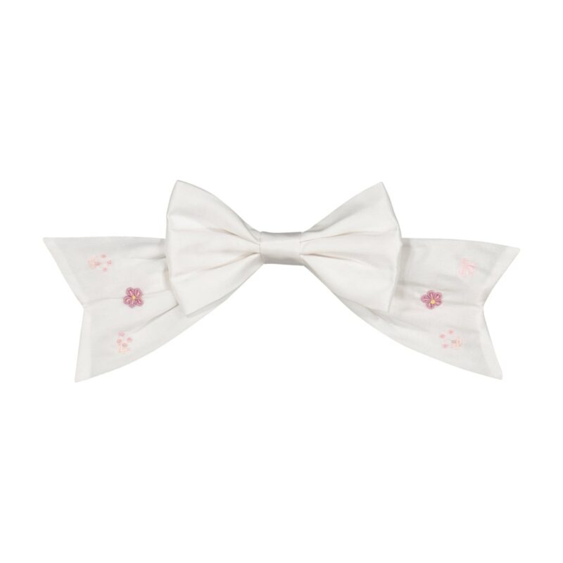 Aurelia White Hair Bow Antoinette Paris