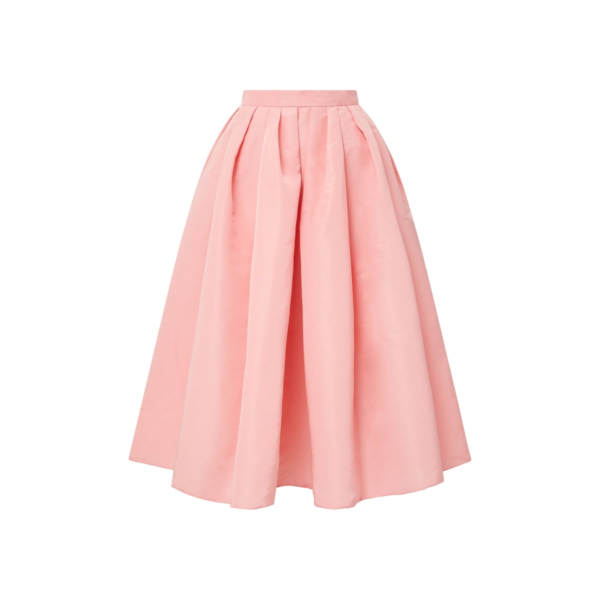 Ava Skirt in Petal Pink Silk Faille MAE NEW YORK