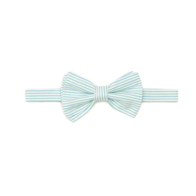 Baker Bow Tie in Seaside Seersucker Henry Duvall