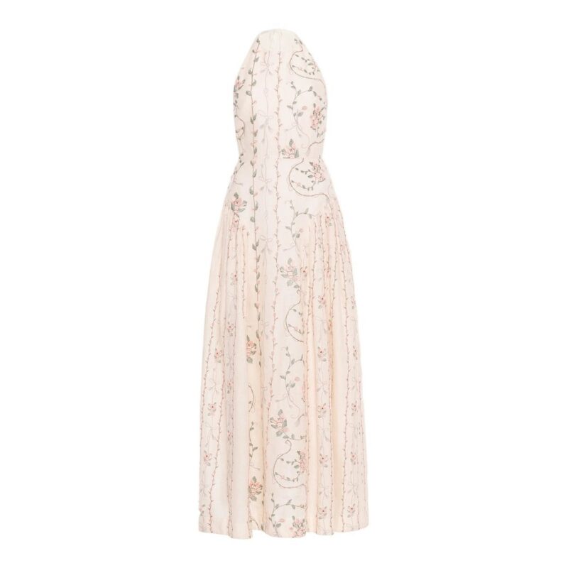 Balsa Navegante Midi Dress Agua by Agua Bendita