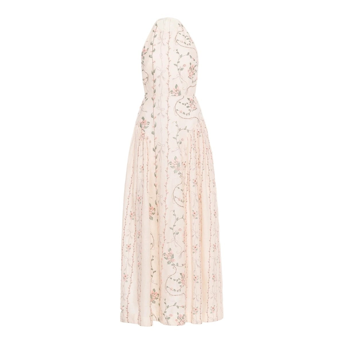Balsa Navegante Midi Dress Agua by Agua Bendita