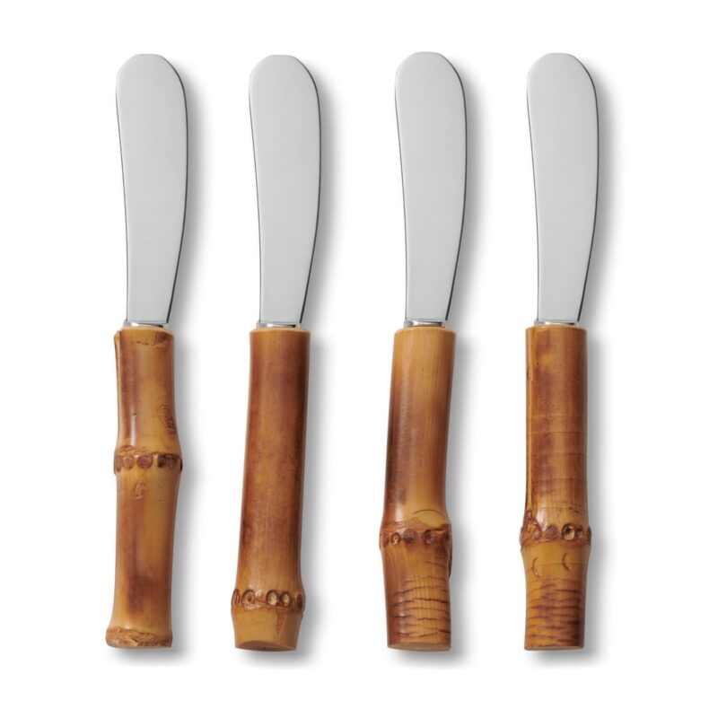 Bamboo Cheese Spreaders, Set of 4 AERIN